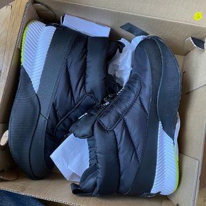 Sorel WOMEN'S OUT 'N ABOUT™ III PUFFY ZIP BOOT Black Winter Boot 7